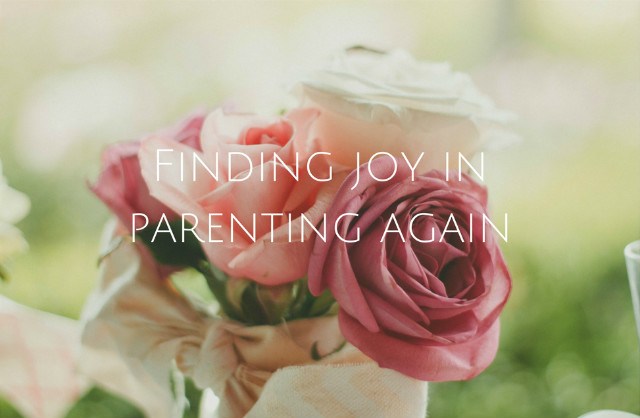 finding joy in parenting