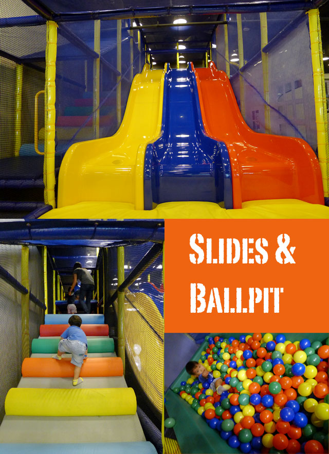 slide and ballpit