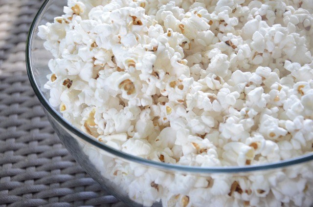 have a popcorn snack break