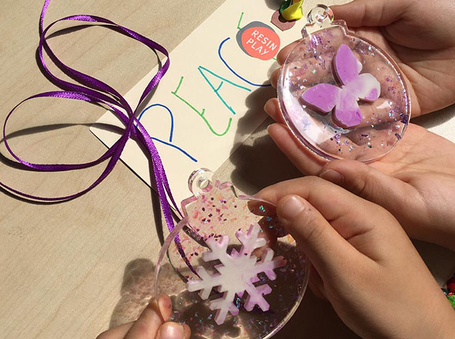 resin christmas decor