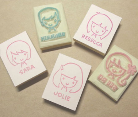 Lovesprouts customised stamps